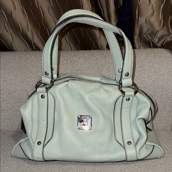 MCM Handbags - MCM Mint Green Satchel Bag